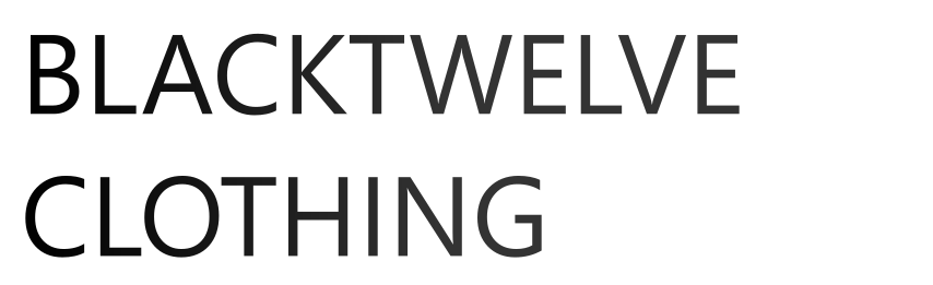 Black Twelve Clothing